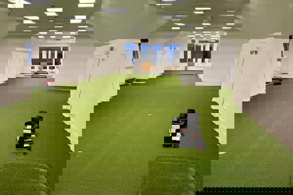 Ny lokal för inomhusträning i klubbhuset