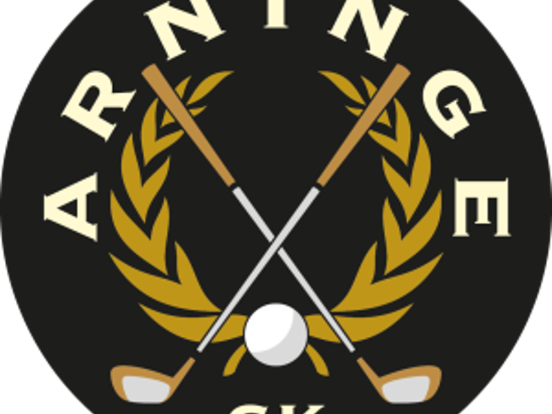 Arninge GK Logo M Svart Bakgrund 300X300