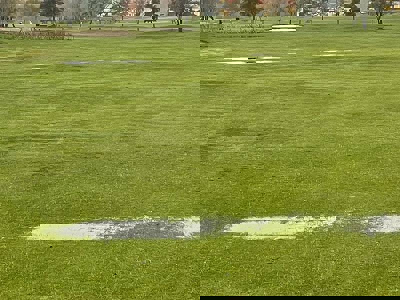 18-hålsbanan stängd för i år