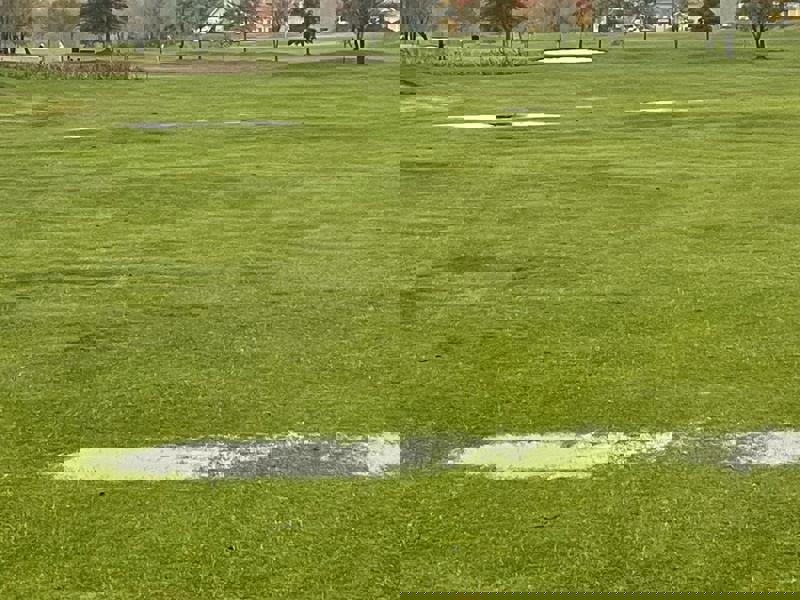 18-hålsbanan stängd för i år