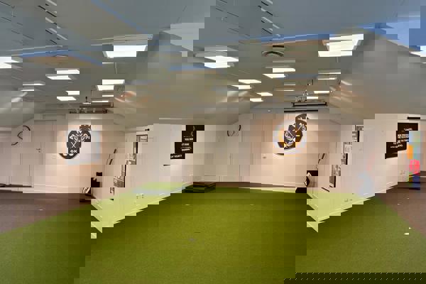 Träna inomhus på Arninge i vinter