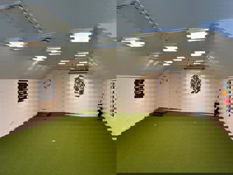 Träna inomhus på Arninge i vinter