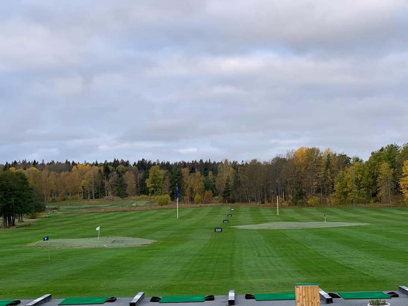 Drving Range delvis stängd/öppen